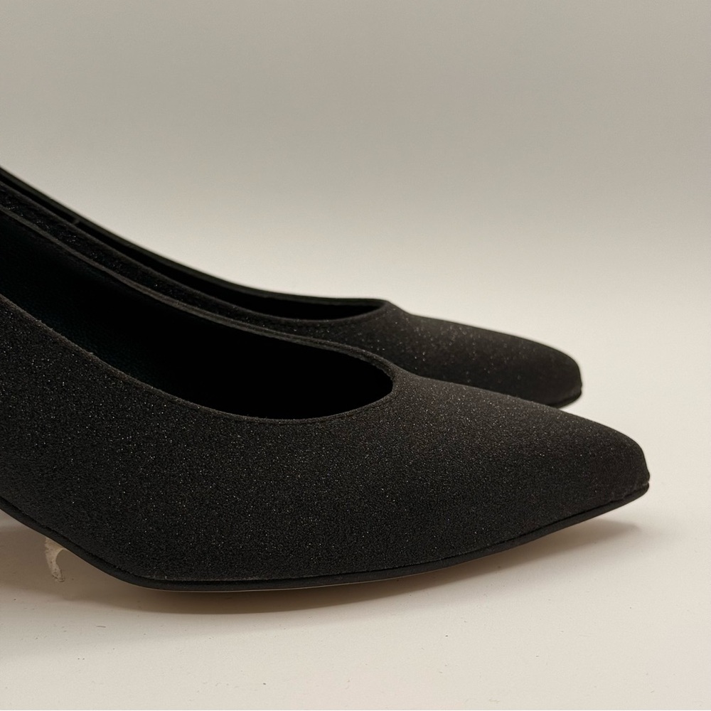 Raphael Sarti Elite Black Sparkle Women's Low Heels Size 37 - Picture 11 of 17
